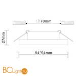 Встраиваемый светильник ST Luce Gera ST205.518.01 - Схема