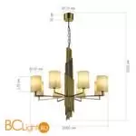 Подвесной светильник ST Luce Gloria SL1638.303.08 - Фото 3