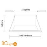 Встраиваемый светильник ST Luce Grosi ST207.418.01 - Схема