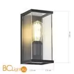 Уличный настенный светильник ST Luce GROSS SL9019.701.01 - Фото 2