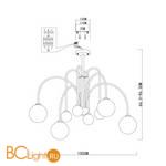 Люстра ST Luce Jineto SL1204.402.08 - Схема