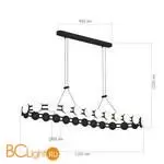 Подвесной светильник ST Luce MONRO SL6610.403.26 - Фото 5