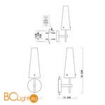 Бра ST Luce Morave SL1209.301.01 - Схема