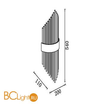 Настенный светильник ST Luce Nitido SL1158.301.02 - Схема