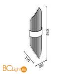 Настенный светильник ST Luce Nitido SL1158.301.02 - Схема