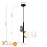 Подвесной светильник ST Luce NOON SL1521.403.02 - Фото 2