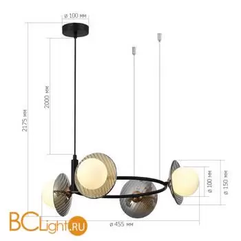 Подвесной светильник ST Luce NOON SL1521.403.04 - Фото 2