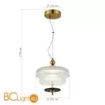 Подвесной светильник ST Luce ORIENTAL SL6122.313.01 - Фото 4