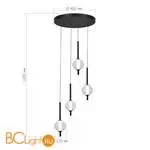 Подвесной светильник ST Luce PEEK SL6120.403.04 - Фото 2