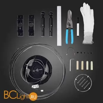 Тросовая световая система ST Luce Черный LED 1*13,5W 4000K ST961.447.14 - Фото 0