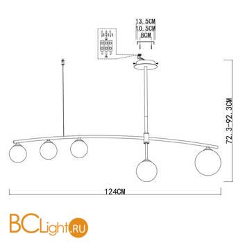 Люстра ST Luce Sembrare SL1208.302.05 - Схема