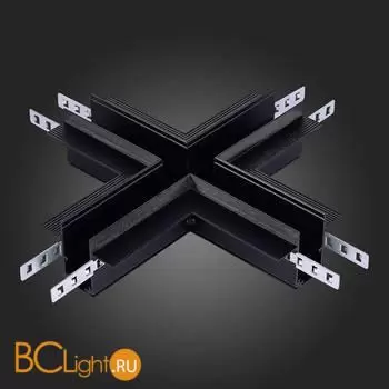 Коннектор X-образный для встраиваемого магнитного шинопровода под ГКЛ 12мм ST Luce Skyline 48 ST007.400.12 - Фото 0