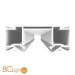 Профиль для монтажа 48 под натяж. потолок ST-Luce Белый L3000мм (Заглуш внеш 2 в ком) Skyline 48 ST1047.539.02 - Фото 0