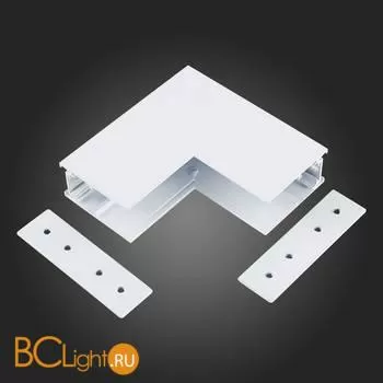 Коннектор угловой внутренний для накладного магнитного шинопровода Skyline 48V белый ST Luce ST007.539.00 - Фото 0