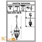 Подвесной светильник ST Luce Sotto SL317.433.03 - Схема