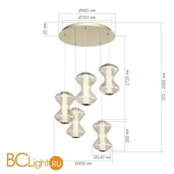 Подвесной светильник ST Luce SPINE SL6136.233.01 - Фото 5