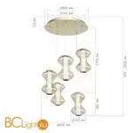 Подвесной светильник ST Luce SPINE SL6136.233.01 - Фото 5