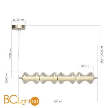 Подвесной светильник ST Luce SPINE SL6136.223.01 - Фото 3
