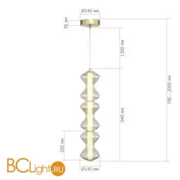 Подвесной светильник ST Luce SPINE SL6136.213.01 - Фото 2