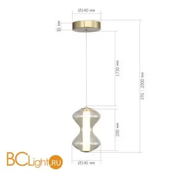 Подвесной светильник ST Luce SPINE SL6136.203.01 - Фото 2