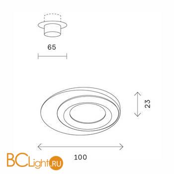 Встраиваемый светильник ST Luce ST216.408.01 - Схема