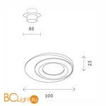 Встраиваемый светильник ST Luce ST216.408.01 - Схема