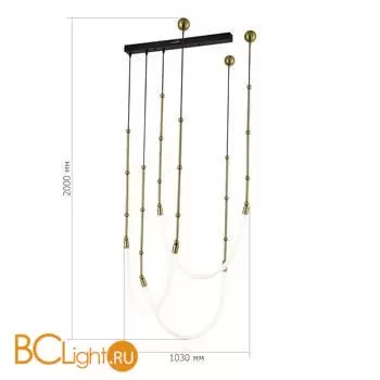 Подвесной светильник ST Luce STRAP SL6132.303.45 - Фото 2