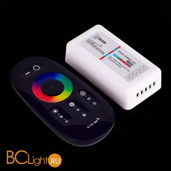Контроллер для светодиодной ленты RGBW 4-канальный с сенсорным ПДУ (RF-радио) DC12-24V, 24А ST9002.500.00RGBW