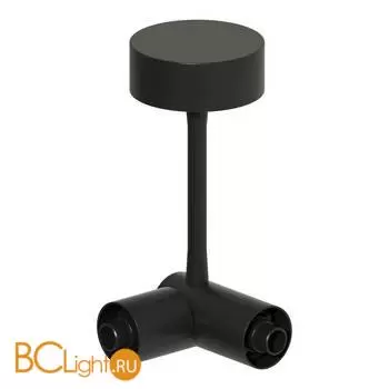 Потолочный токопроводящий угловой соединитель Черный ST Luce Techno ST1602.439.00 - Фото 0