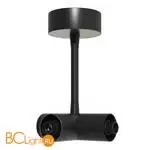 Потолочный токопроводящий Т-коннектор Черный ST Luce Techno ST1602.459.00 - Фото 1