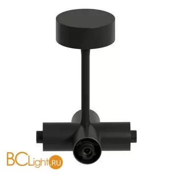 Потолочный токопроводящий X-коннектор Черный ST Luce Techno ST1602.469.00 - Фото 0