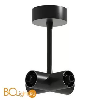 Потолочный токопроводящий X-коннектор Черный ST Luce Techno ST1602.469.00 - Фото 1