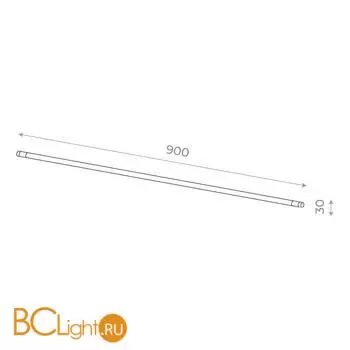 Модуль токоподводящий Черный ST Luce Techno ST1653.429.00 - Фото 0