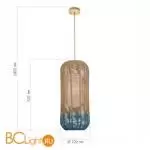 Подвесной светильник ST Luce VIMINI SL1514.603.01 - Фото 2