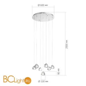 Подвесной светильник ST Luce WATERFALL SL6017.101.07 - Фото 4