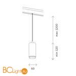 Трековый светильник Skyline 48V ST Luce Ziro ST357.443.06 - Схема