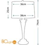 Настольная лампа Stiffel Brooklyn SF/BROOKLYN - Схема