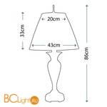 Настольная лампа Stiffel Chatanooga SF/CHATTANOOGA - Схема