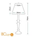 Настольная лампа Stiffel Lexington SF/LEXINGTON - Схема