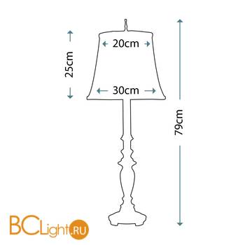 Настольная лампа Stiffel Maine SF/MAINE - Схема