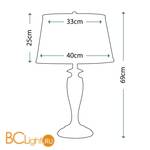 Настольная лампа Stiffel Stuyvesant SF/STUYVESANT - Схема