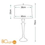 Настольная лампа Stiffel Syracuse SF/SYRACUSE BB - Схема