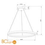 Подвесной светильник Stilfort Planetary 4005/11/01P - Схема