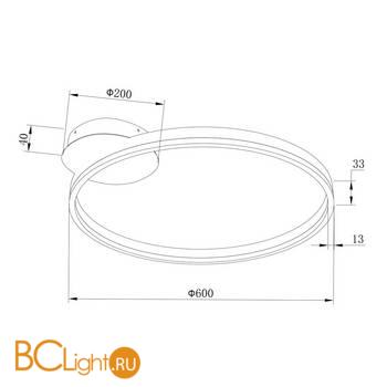 Потолочный светильник Stilfort Planetary 4005/05/01C - Схема