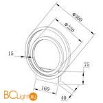 Настенный светильник Stilfort Planetary 4005/02/02W - Схема