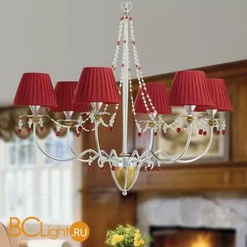 Люстра StilLux Easy 1250/6-RR with red shades