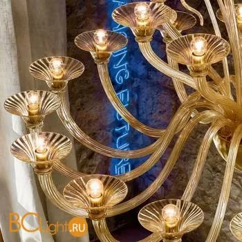 Люстра Sylcom Soffio 1460/16+8 D ORO - Фото 0