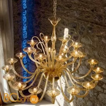 Люстра Sylcom Soffio 1460/16+8 D ORO