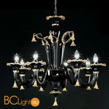 Люстра Sylcom Soffio 1464/8 NE.ORO