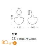 Бра Sylcom Aphros 0293 AMT - Схема